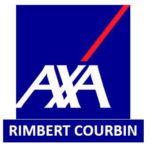 Logo du partenaire du club de tennis d'avermes : AXA Rimbert Courbin