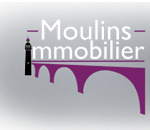 Logo du partenaire du club de tennis d'avermes : Moulins Immobilier